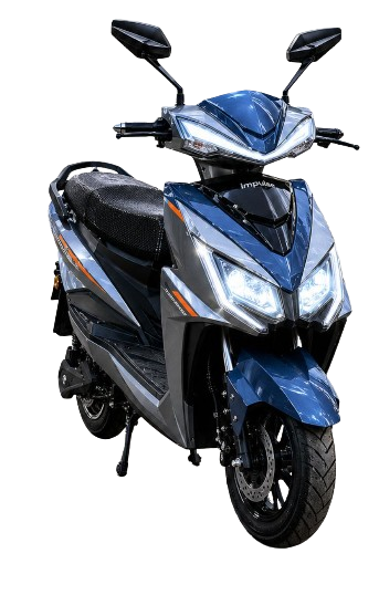 Moto electrica V7 azul