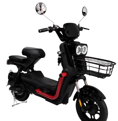 Bicimoto electrica ZR-X3 negra y roja